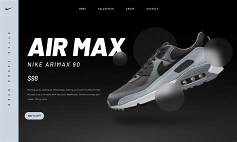 Nike Air Max website